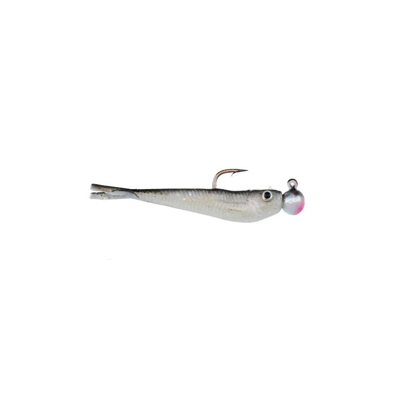 Berkley PowerBait Power Minnow Fishing Bait, Black Shad, 3in |