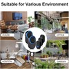 Wireless Doorbell - PHYSEN Waterproof Doorbell Chime Kits 2 receivers