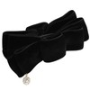 VINGTAINE H-223-BK Velvet Ribbon Banana Clip Hair Clip M Black