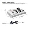 MOREFAND Audio Mixer, Sound Board Mixing Console with 4 Channel