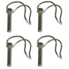 cyclingcolors 4 x folding pipe pins, folding pins, 11 x