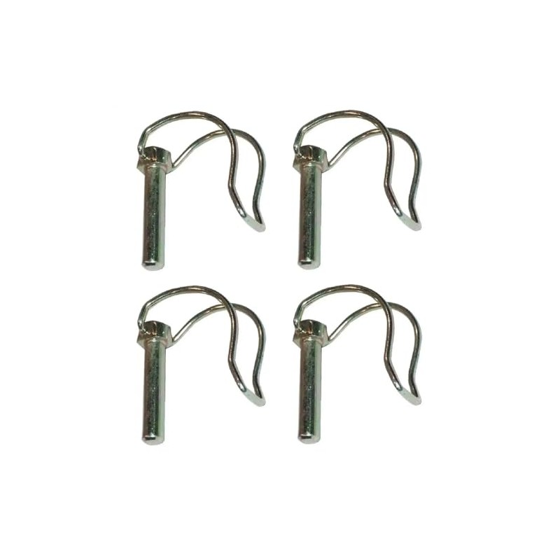 cyclingcolors 4 x folding pipe pins, folding pins, 11 x