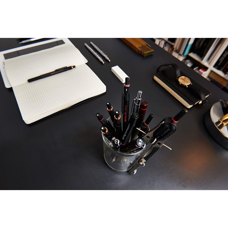 rOtring Tikky Graphic 0.40 mm Black Fibre Tip Pen, Box