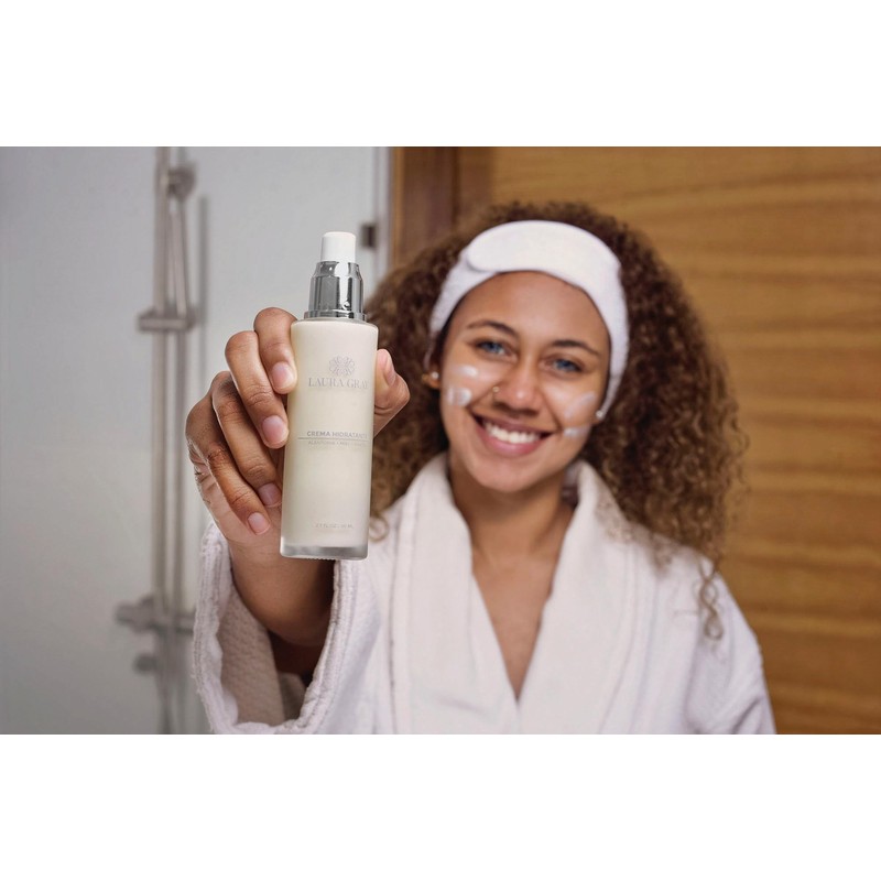 Laura Gray Crema Hidratante con Baba de Caracol, Miel, Alantoína