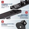 Reniteco Magnetic Socket Organizer Set, 6PC 1/2" 3/8" 1/4" Drive