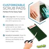 Scrub Doctor Scrub Pads - Commercial Grade Scrubber Sponge, Reusable