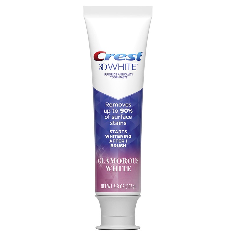 Crest 3D White Luxe, Glamorous White, Vibrant Mint Toothpaste 4.1