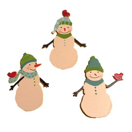 Roeda Brighten your Life 27020M Snowman with Bird Set of 3 Assorted Magnets