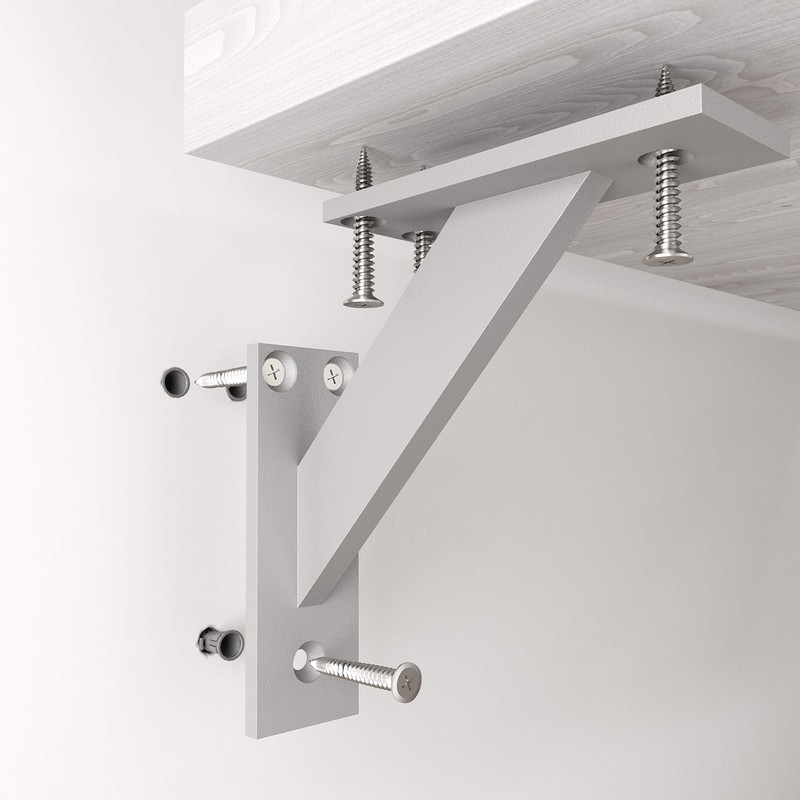 FSHR Design Angle Shelf Bracket/Wall Bracket Aluminium Matt Black