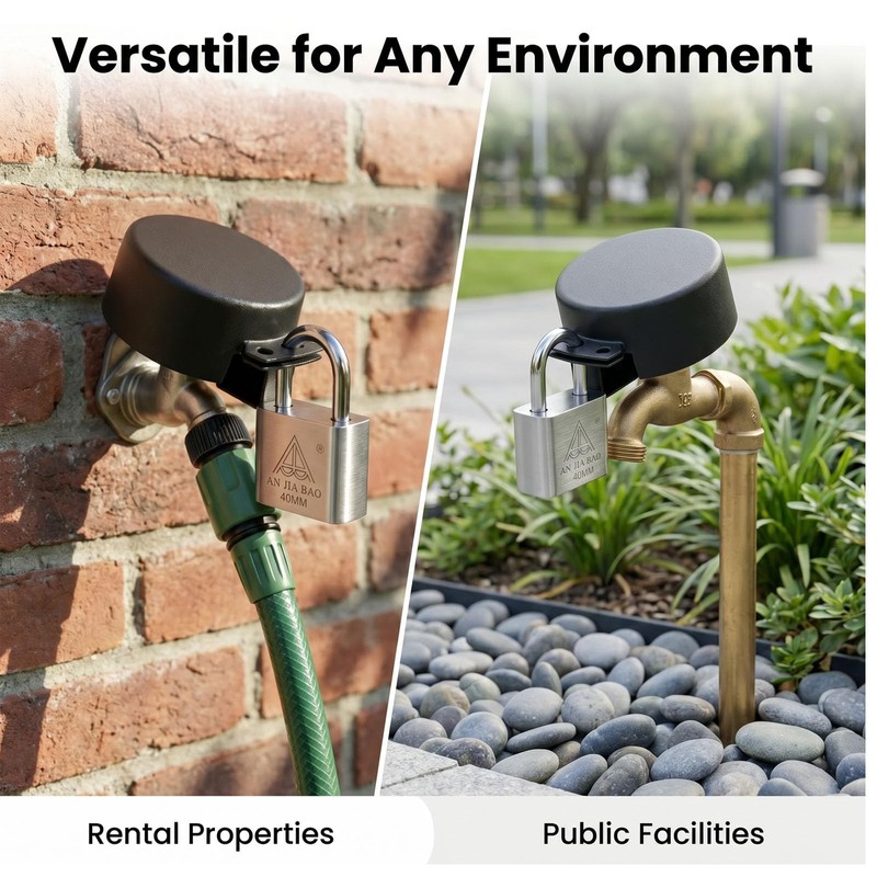 Outdoor Faucet Lock -Water Spigot Lock Hose bib Lock