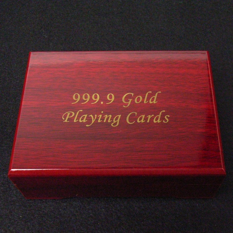 RedBeryl Gold Plastic Playing Cards with Exclusive Case, Gold (GOLD