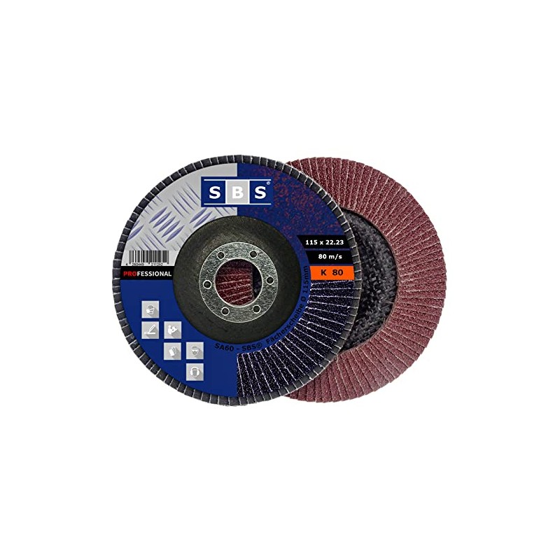 SBS Serrated Lock Washers / Abrasive Mop Discs for Wood