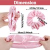 Nogeqi Pack of 4 Multifunctional Hair Scrunchies with Zip, Scrunchie