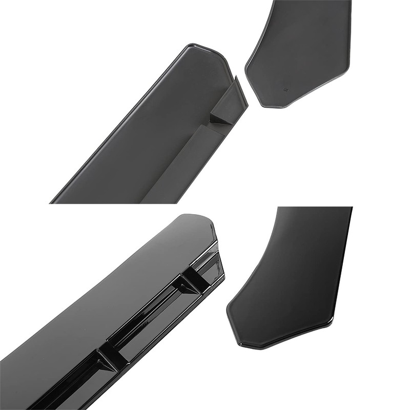 Spec-D Tuning Universal Glossy Black PP Front Bumper Lip Spoiler