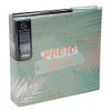 Exacompta - Ref 62222E - Casebound Floral Photo Album - 225 x 325mm in Size, 100 Pages with Plastic Pockets, Holds Up To 300 Photos - Bright Holographic Cover
