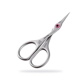 Premax Ring-Lock-System Line 11514 Stickereischere-Ideal für Stick-und Näharbeiten-Edelstahl mit gerader Klinge-Made in Italy, Grau, 9,5 cm