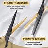 JASON Hair Cutting Scissors Kit - Professional 10 PCS Haircut