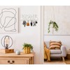 SirHoldeer Key Holder Home Sweet Home White with 10 Hooks,