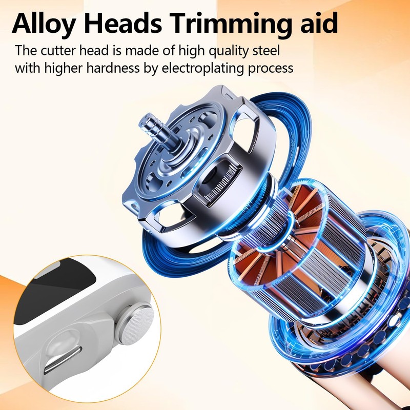 Electric Nail Clippers, 3 in 1 Automatic Cutting and Grinding