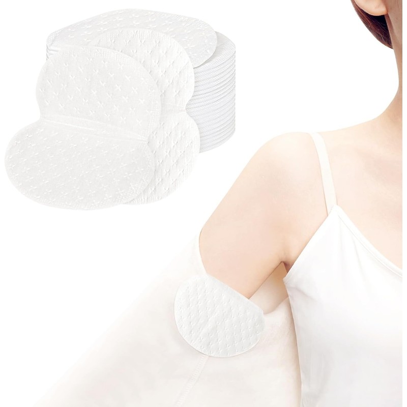 100 Pack Armpit Sweat Pads, Premium Sweat Shield Fight Hyperhidrosis,Disposable
