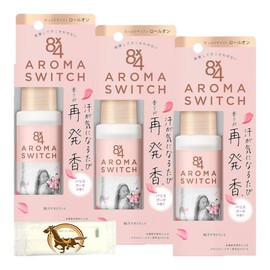 8x4 Aroma Switch Roll On Paris Bouquet Scent 65ml Set of 3 + Bonus Kunutonn Logo Pink