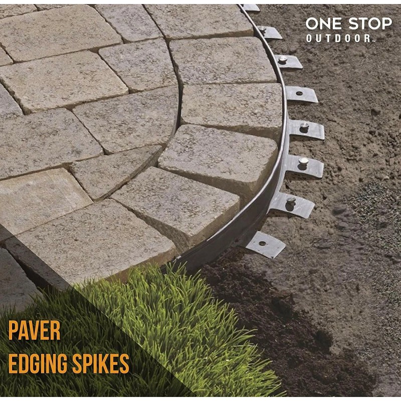ProFlex 12 inch Metal Edging Spikes Stakes Outdoor Landscape Garden