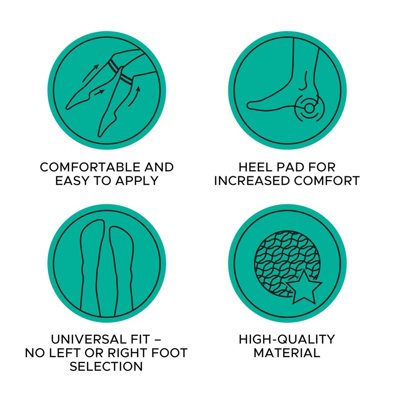 FITLEGS - Open-Toe Compression Stocking - 18mmHg AES DVT Prevention
