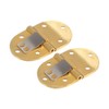 Tyenaza Solid Brass Butler Tray Hinge Flip-Top Hinge with Screws