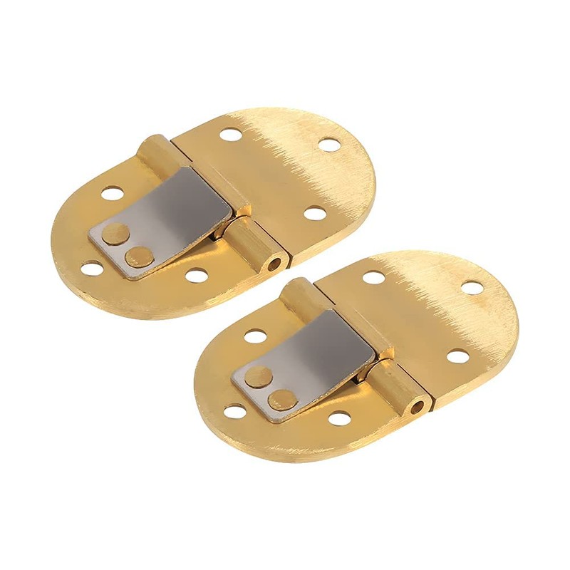 Tyenaza Solid Brass Butler Tray Hinge Flip-Top Hinge with Screws