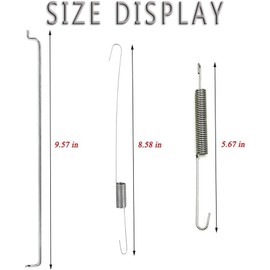 Throttle Return Spring Control Kit, 6Pcs Return Spring Speed Control Governor Link Throttle Governor Link Rod Speed Return Spring Kit,Governor Rod Spring Throttle Return Spring Governor Link 188F 190F