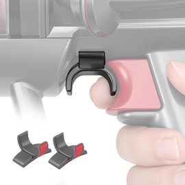 2 Pack Trigger Lock fits for Dyson Vacuum — Adhesive Power Button Clip ON/OFF Switch Lock Attachment; Fits Most Models V15/V12/V11/V10 (Not for V6/V7/V8) — Relieves Finger Pain from Keeping Pressed