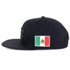 Hecho En Mexico Eagle 3D Bordado Flat Bill Snapback Gorra,