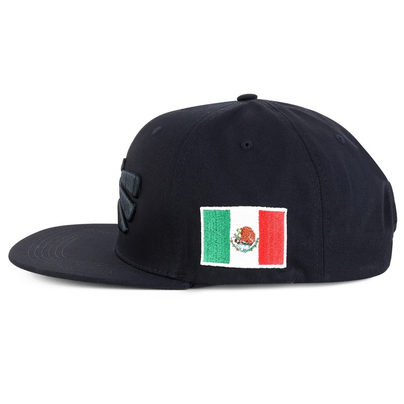 Hecho En Mexico Eagle 3D Bordado Flat Bill Snapback Gorra,