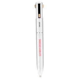 Pen de contorno de cejas 4 en 1 giro duradero que define el medio de lápiz de cejas resaltante.