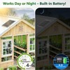 25W Solar Fan for Chicken Coop with Battery, Solar Exhaust