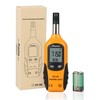 Preciva Digital Psychrometer Thermo-Hygrometer, LCD Mini Temperature and Humidity Meter