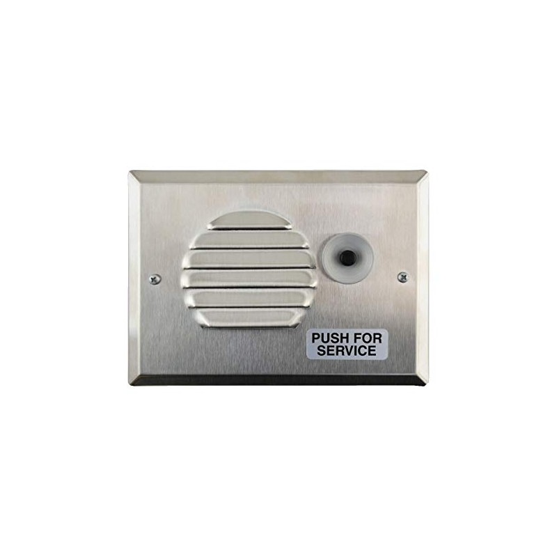 Call Station 1 Button Without Back Box Stainless
