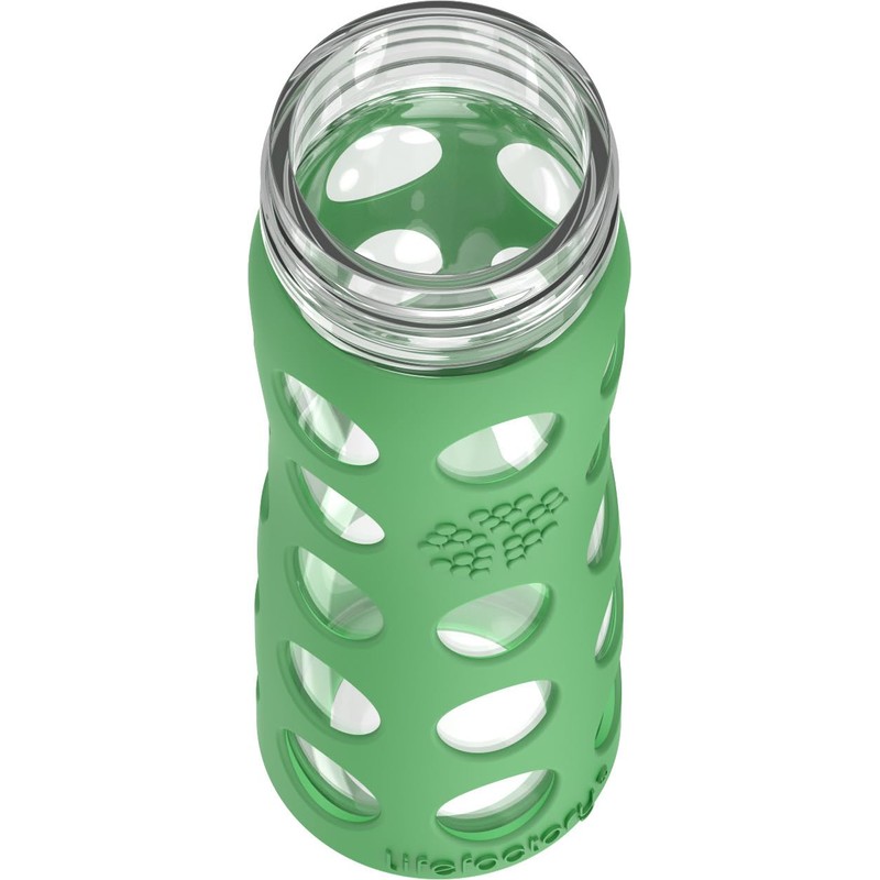 LIFEFACTORY 16oz Hydration Bottle with Classic Cap - Grass Green