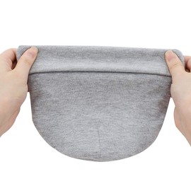 Durio Unisex Cotton Baby Hat First Hats for Newborns Slouch Beanie Boys Girls for 0-6 Months, gray
