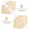 DECHOUS 1 Set Children's Height Ruler Wood High Board Children's