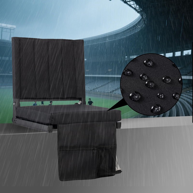 WSSJHYY Stadium Seats with Back Support,Portable Bleacher Chair with Back