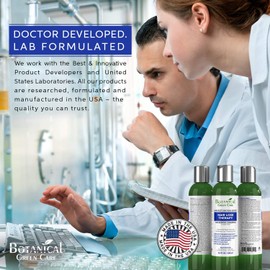 Hair Loss Therapy Shampoo for Thinning Hair, Sulfate‑Free, Strengthening & Volumizing, DHT Blocker, Color Safe Made in USA