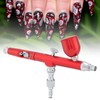 Dual Action Gravity Feed Airbrush Gun 0.3mm Spray Art Paint