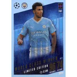 Match Attax Extra 2023 2024 Rodri Limited Edition Trading Card