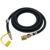 MENSI 12 Foot 1/4' Quick Connect Liquid Propane Hose for
