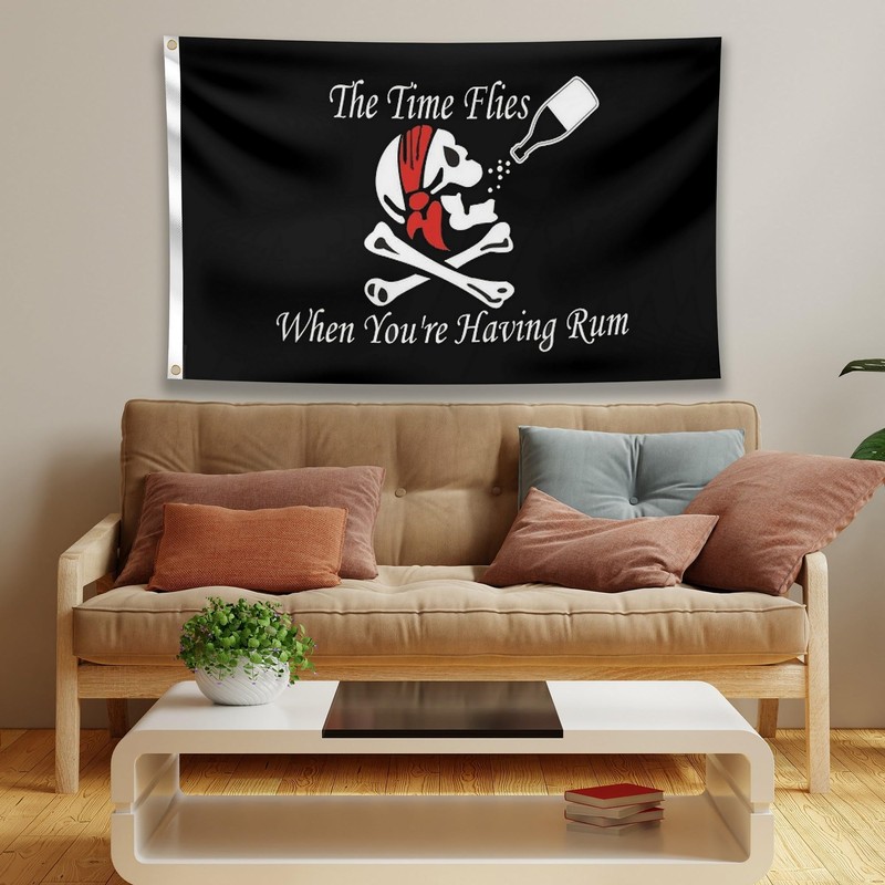 Pirate Flag – Jolly Roger Flag - Double-sided Print –