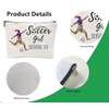 JFEHBFL 4 Pieces Sport Makeup Bags Soccer Accessories for Girls