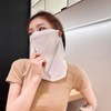 A60 Ice Silk Cooling Golf Face Cover Mask for Women - Summer Full Face Sun Protection Free Size/Black 40ea
