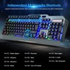 Wireless Gaming Keyboard and Mouse, Rechargeable, Rainbow Backlit with 3800mAh