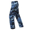 New Military BDU Woodland Blue Camouflage Pants Bottom Large/Regular